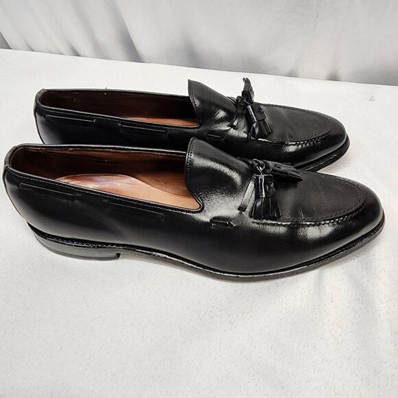 Allen Edmonds Grayson Tassel Loafers Black Leather Mens 11.5 A USA main image 5